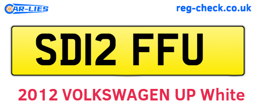 SD12FFU are the vehicle registration plates.