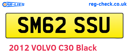 SM62SSU are the vehicle registration plates.