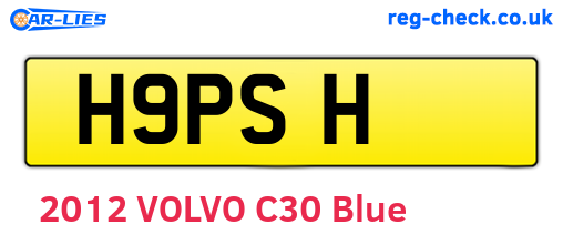 H9PSH are the vehicle registration plates.