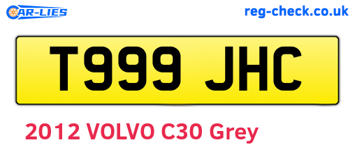 T999JHC are the vehicle registration plates.