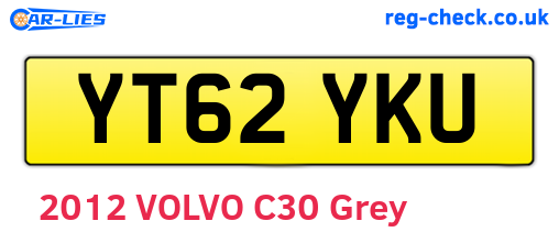 YT62YKU are the vehicle registration plates.