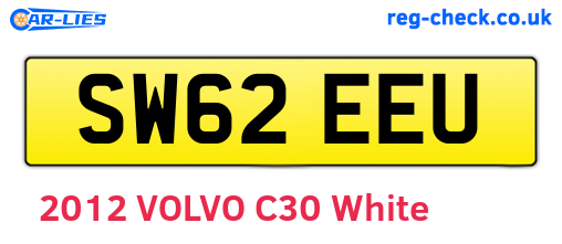 SW62EEU are the vehicle registration plates.