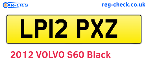 LP12PXZ are the vehicle registration plates.