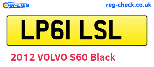 LP61LSL are the vehicle registration plates.