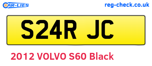 S24RJC are the vehicle registration plates.
