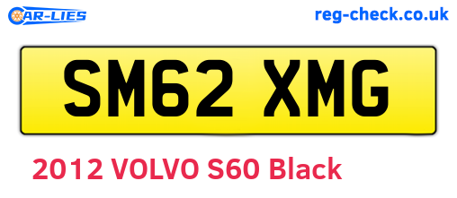 SM62XMG are the vehicle registration plates.