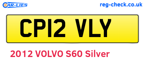 CP12VLY are the vehicle registration plates.