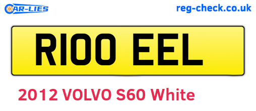 R100EEL are the vehicle registration plates.