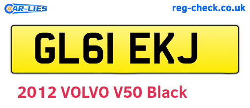 GL61EKJ are the vehicle registration plates.
