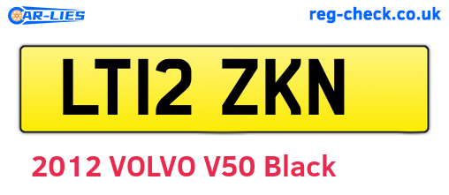 LT12ZKN are the vehicle registration plates.