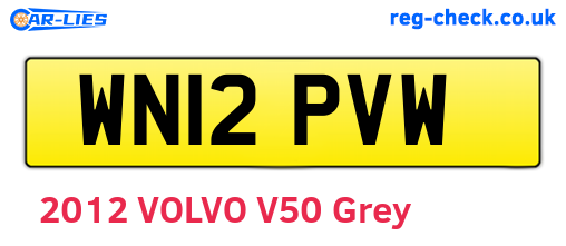 WN12PVW are the vehicle registration plates.