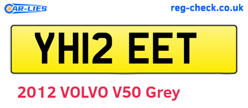 YH12EET are the vehicle registration plates.