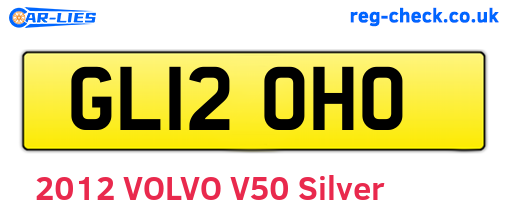 GL12OHO are the vehicle registration plates.