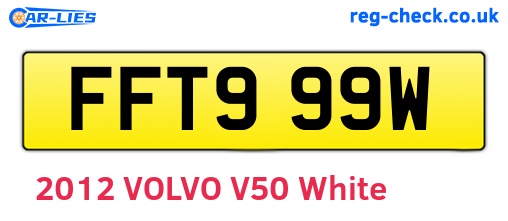 FFT999W are the vehicle registration plates.