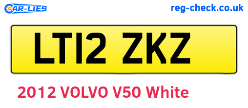 LT12ZKZ are the vehicle registration plates.