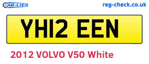 YH12EEN are the vehicle registration plates.