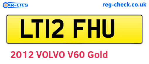 LT12FHU are the vehicle registration plates.