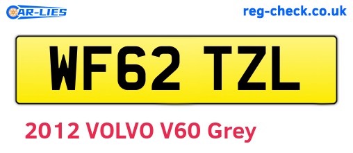 WF62TZL are the vehicle registration plates.