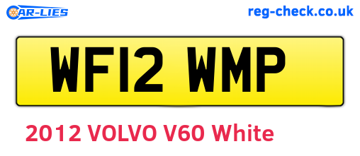 WF12WMP are the vehicle registration plates.
