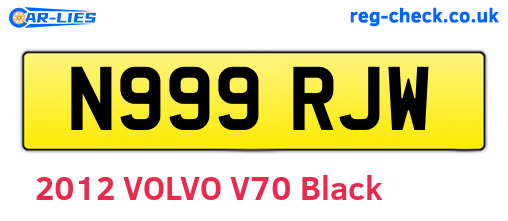 N999RJW are the vehicle registration plates.