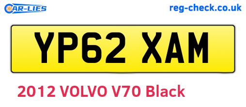 YP62XAM are the vehicle registration plates.
