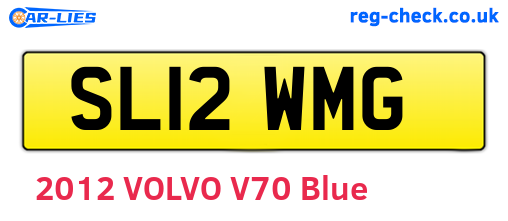 SL12WMG are the vehicle registration plates.