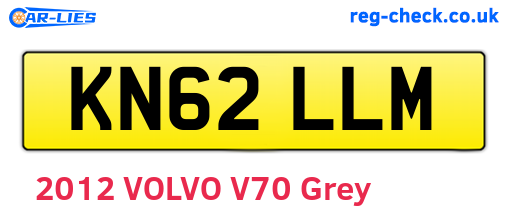 KN62LLM are the vehicle registration plates.