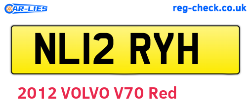 NL12RYH are the vehicle registration plates.