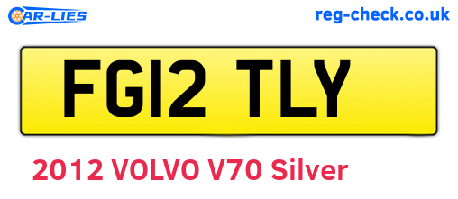 FG12TLY are the vehicle registration plates.