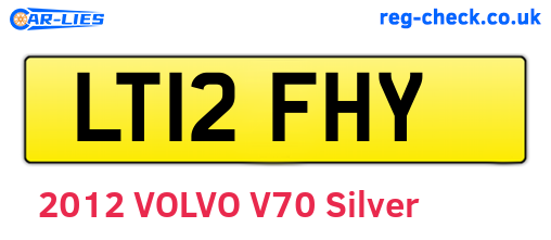 LT12FHY are the vehicle registration plates.