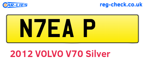 N7EAP are the vehicle registration plates.