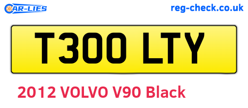 T300LTY are the vehicle registration plates.