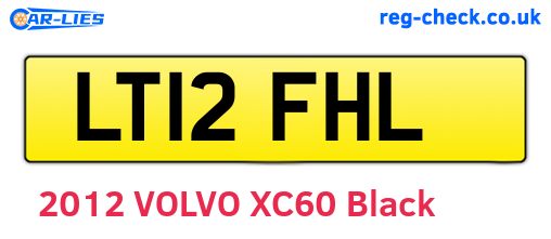 LT12FHL are the vehicle registration plates.
