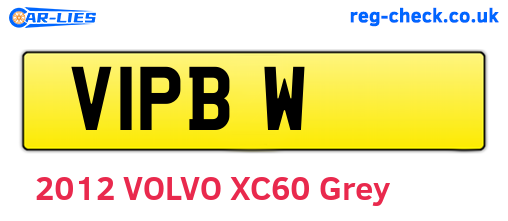 V1PBW are the vehicle registration plates.