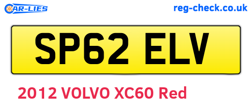 SP62ELV are the vehicle registration plates.