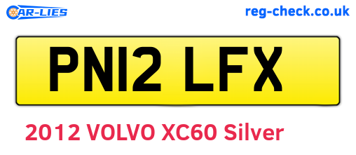PN12LFX are the vehicle registration plates.