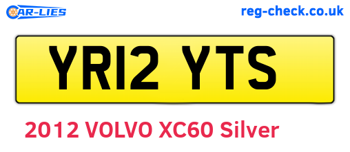 YR12YTS are the vehicle registration plates.