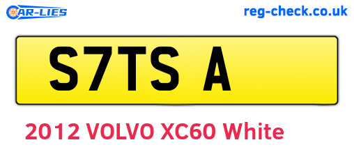 S7TSA are the vehicle registration plates.