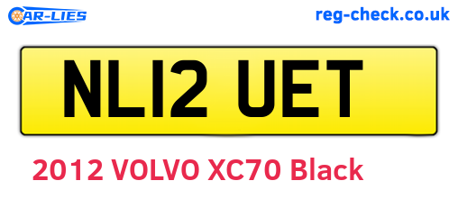 NL12UET are the vehicle registration plates.