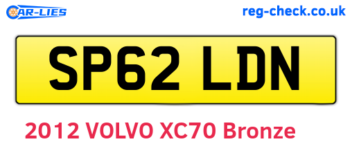 SP62LDN are the vehicle registration plates.