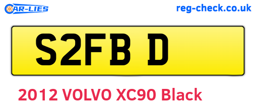 S2FBD are the vehicle registration plates.