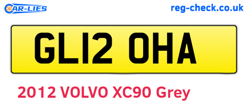 GL12OHA are the vehicle registration plates.