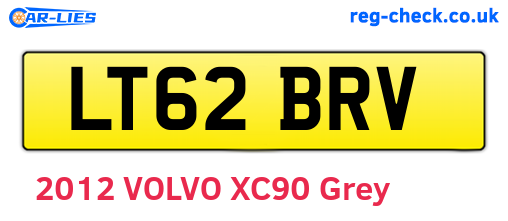 LT62BRV are the vehicle registration plates.