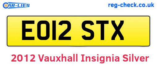 Silver 2012 Vauxhall Insignia (EO12STX)