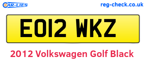 Black 2012 Volkswagen Golf (EO12WKZ)