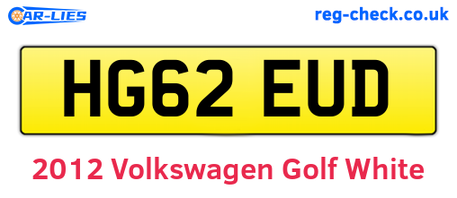 White 2012 Volkswagen Golf (HG62EUD)