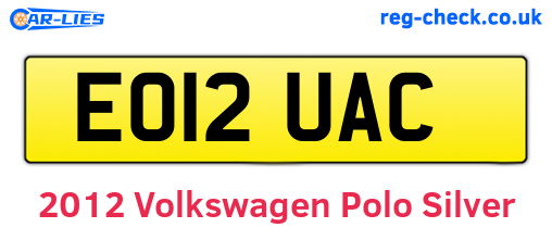 Silver 2012 Volkswagen Polo (EO12UAC)