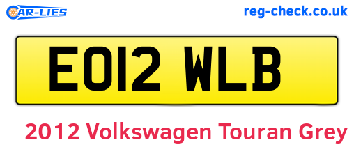 Grey 2012 Volkswagen Touran (EO12WLB)