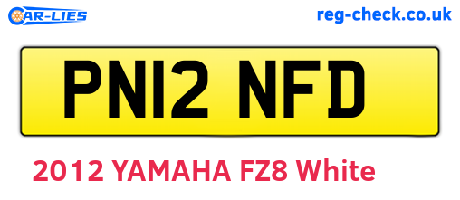 PN12NFD are the vehicle registration plates.