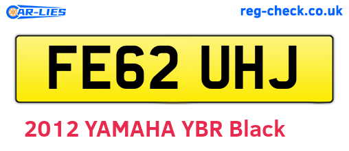 FE62UHJ are the vehicle registration plates.
